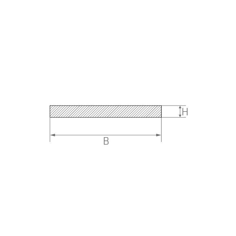 kaufen Titan Grade 5 Blechstreifen 3.7165 Von 20x0.5mm bis 90x9mm Flachstange Zuschnitt Streifen